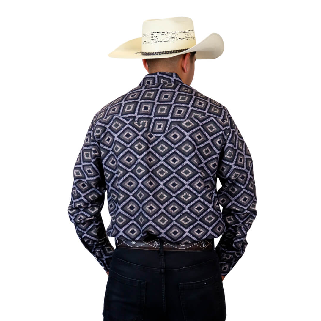 Camisa estampada para caballero WR905