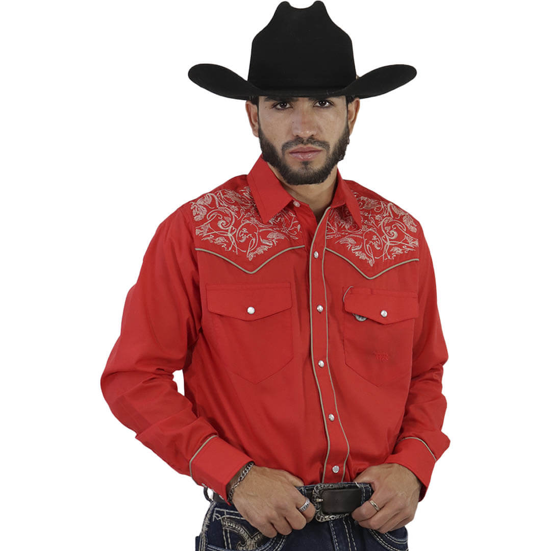 Camisa Bordada Para Caballero WL204