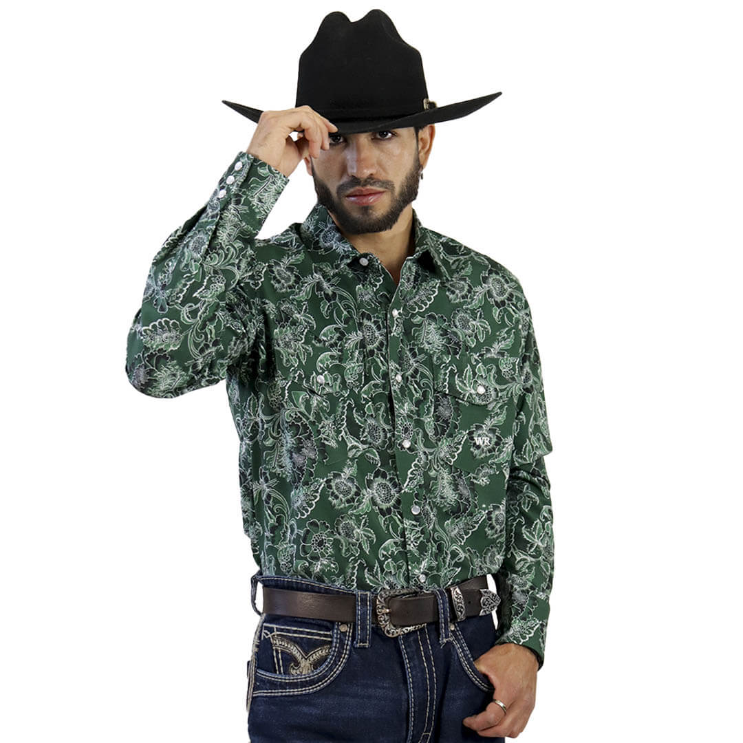 Camisa Estampada Para Caballero WL116