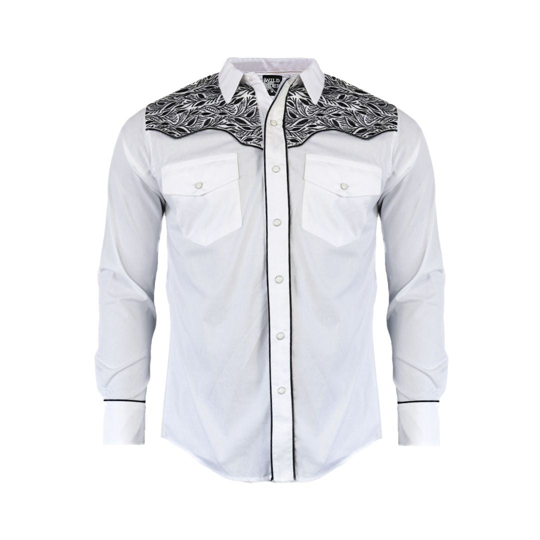 Camisa bordada para caballero WR802