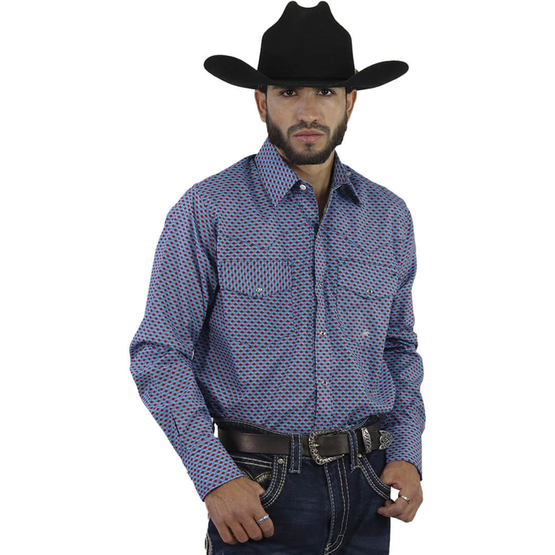 Camisa Estampada Para Caballero WL128