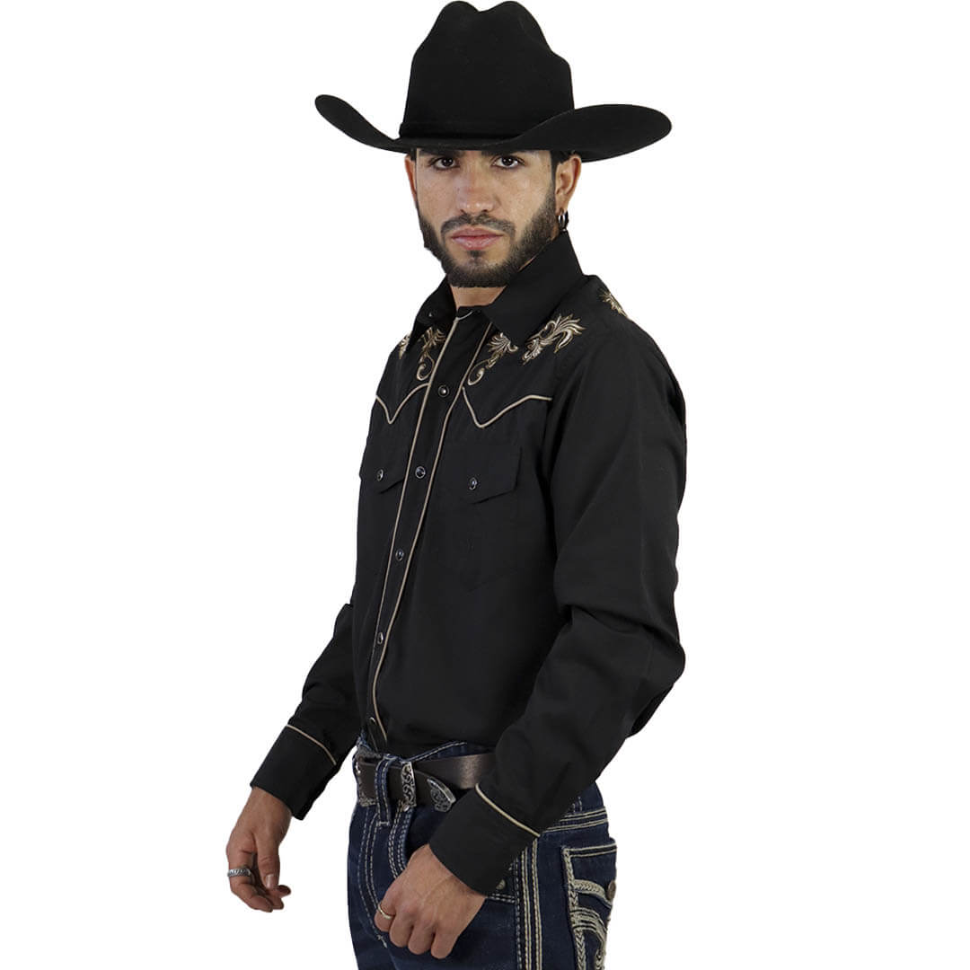 Camisa Bordada Para Caballero WL206