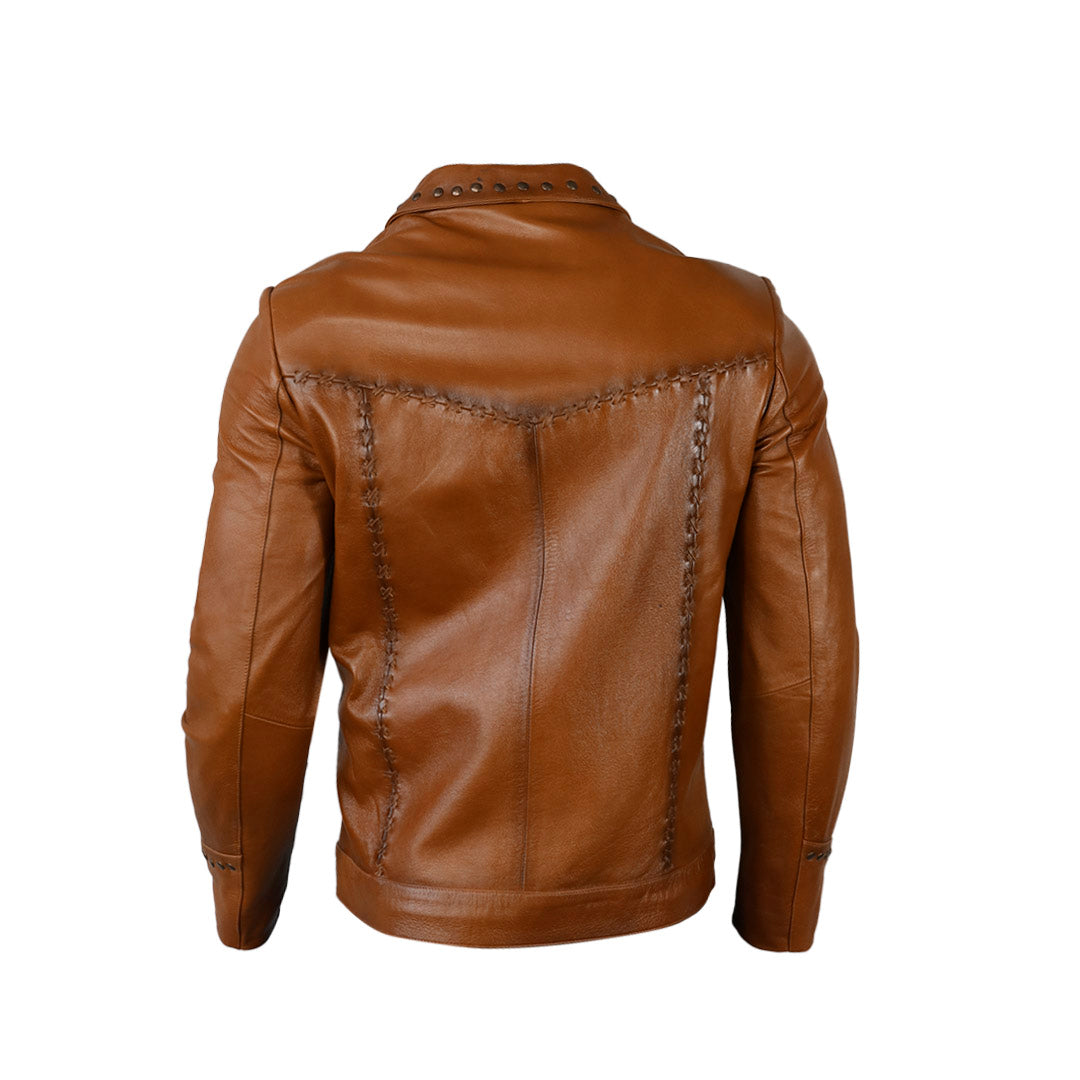 Chamarra de piel para caballero WR502