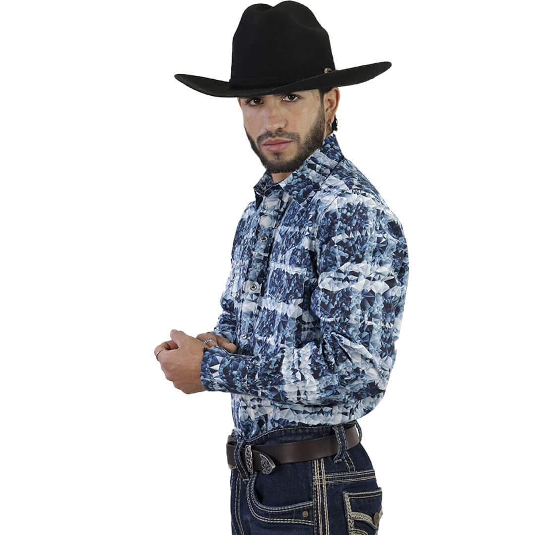 Camisa Estampada Para Caballero WL112