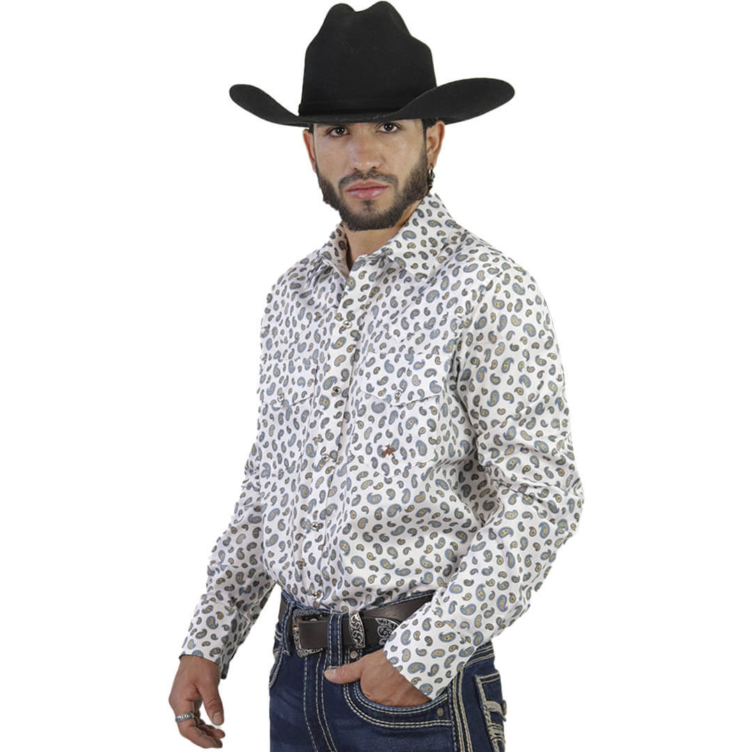 Camisa Estampada Para Caballero WL125