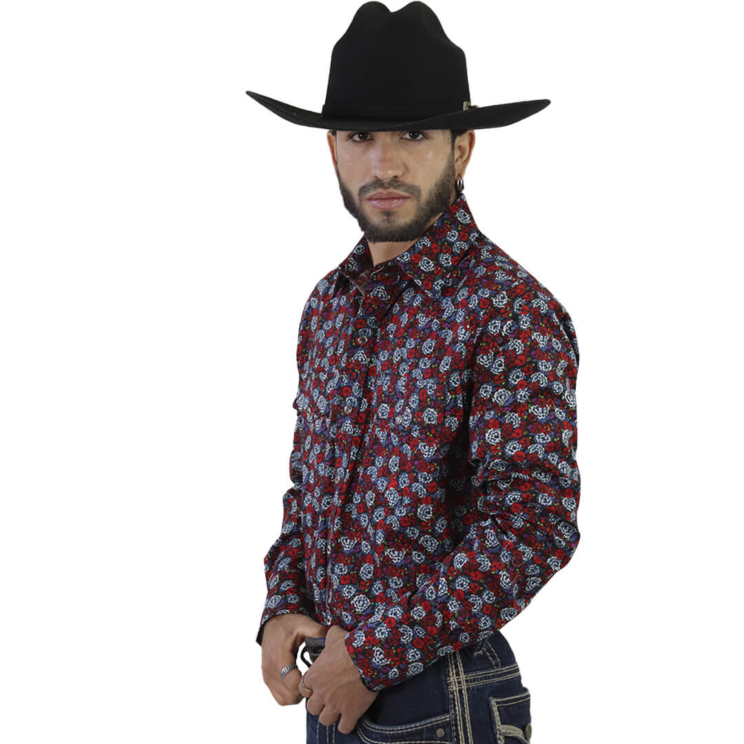 Camisa Estampada Para Caballero WL107