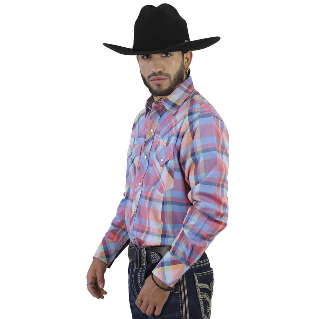 Camisa Estampada Para Caballero WL108