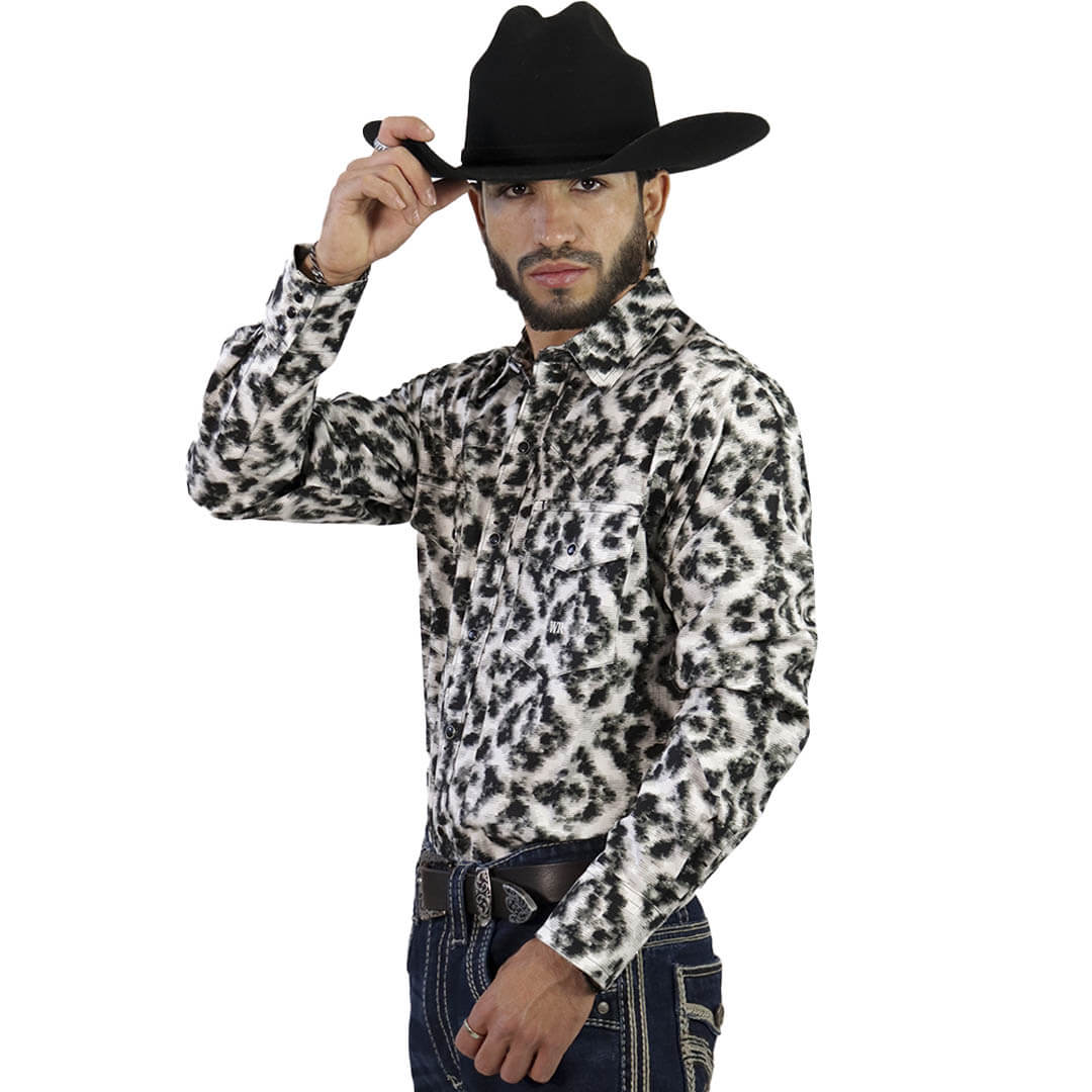 Camisa Estampada Para Caballero WL131