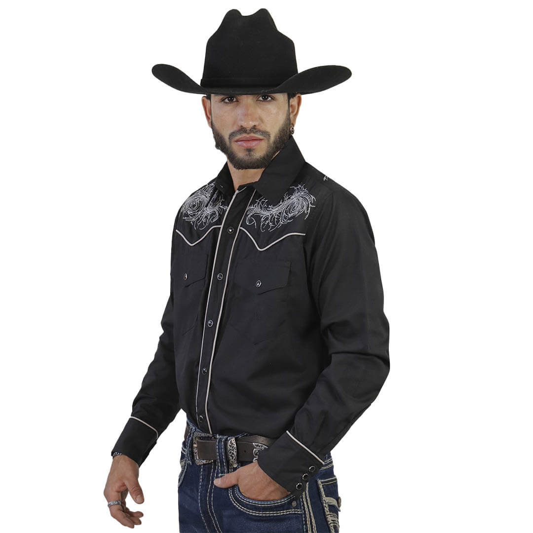 Camisa Bordada Para Caballero WL202