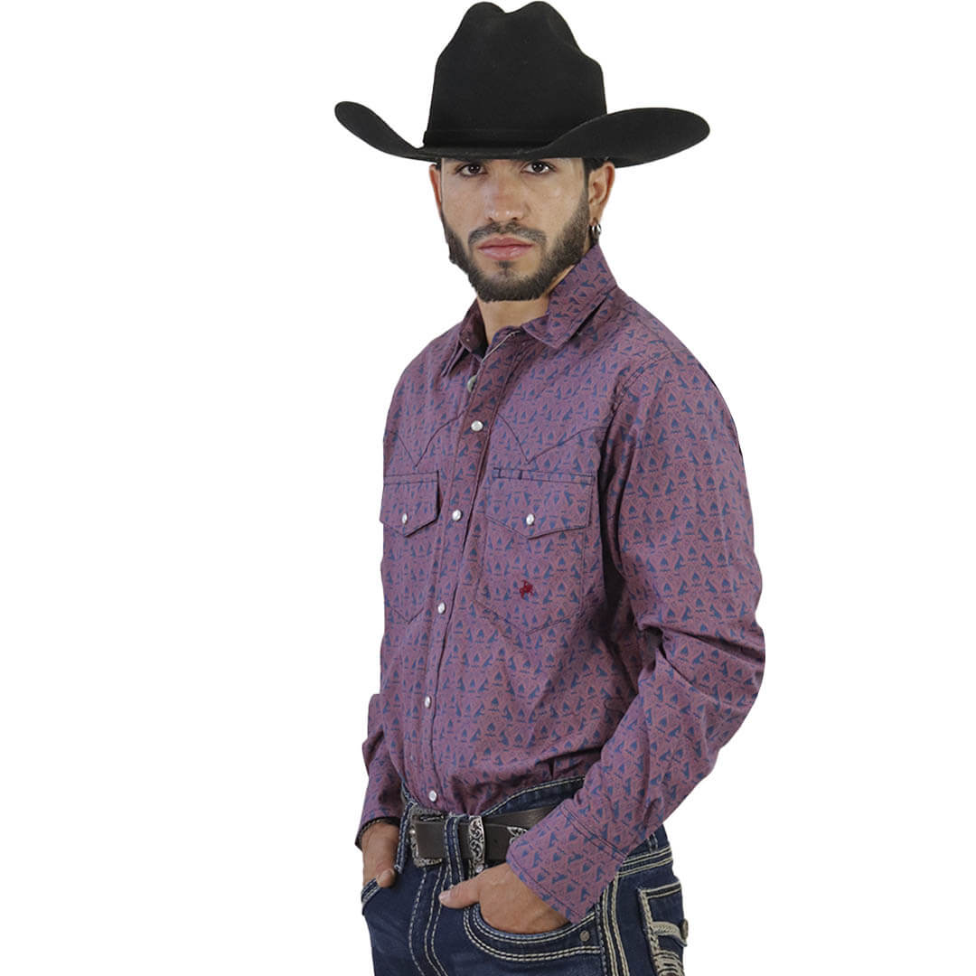 Camisa Estampada Para Caballero WL123
