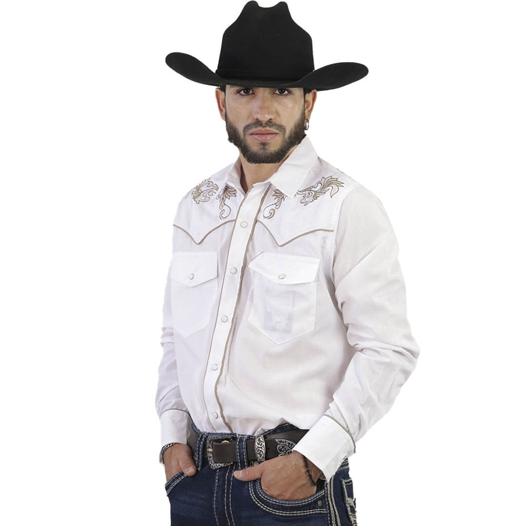 Camisa Bordada Para Caballero WL203