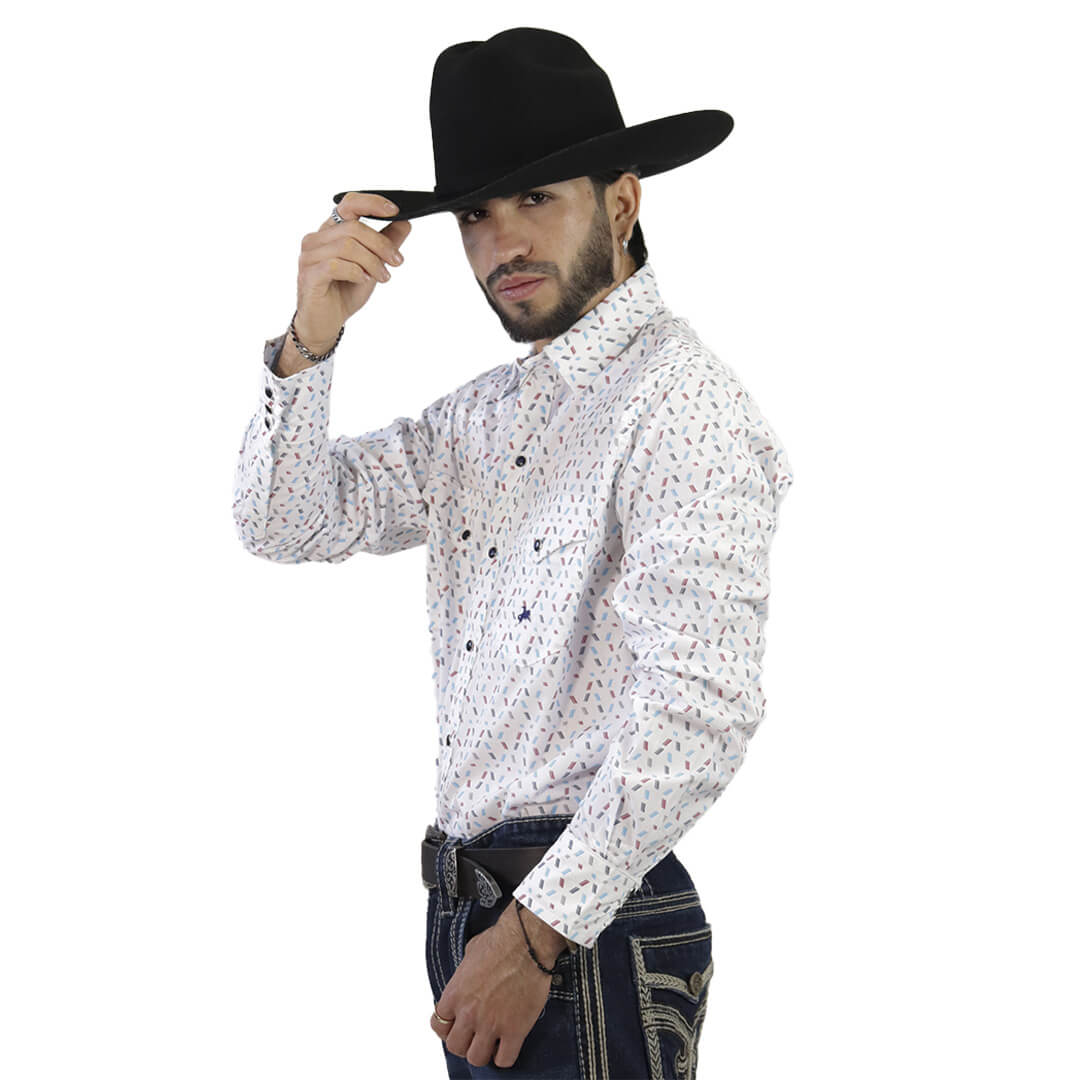 Camisa Estampada Para Caballero WL103