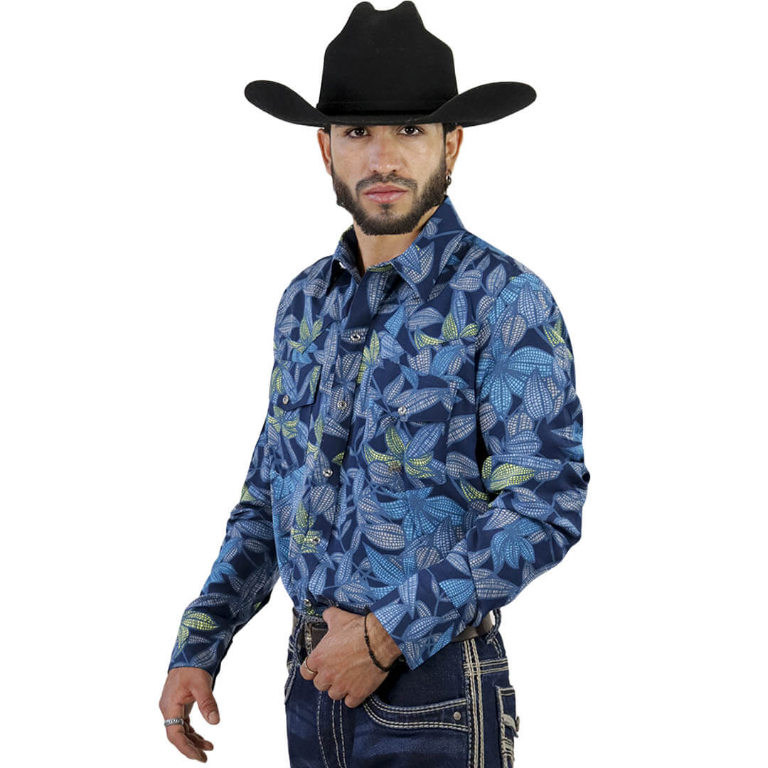Camisa Estampada Para Caballero WL119