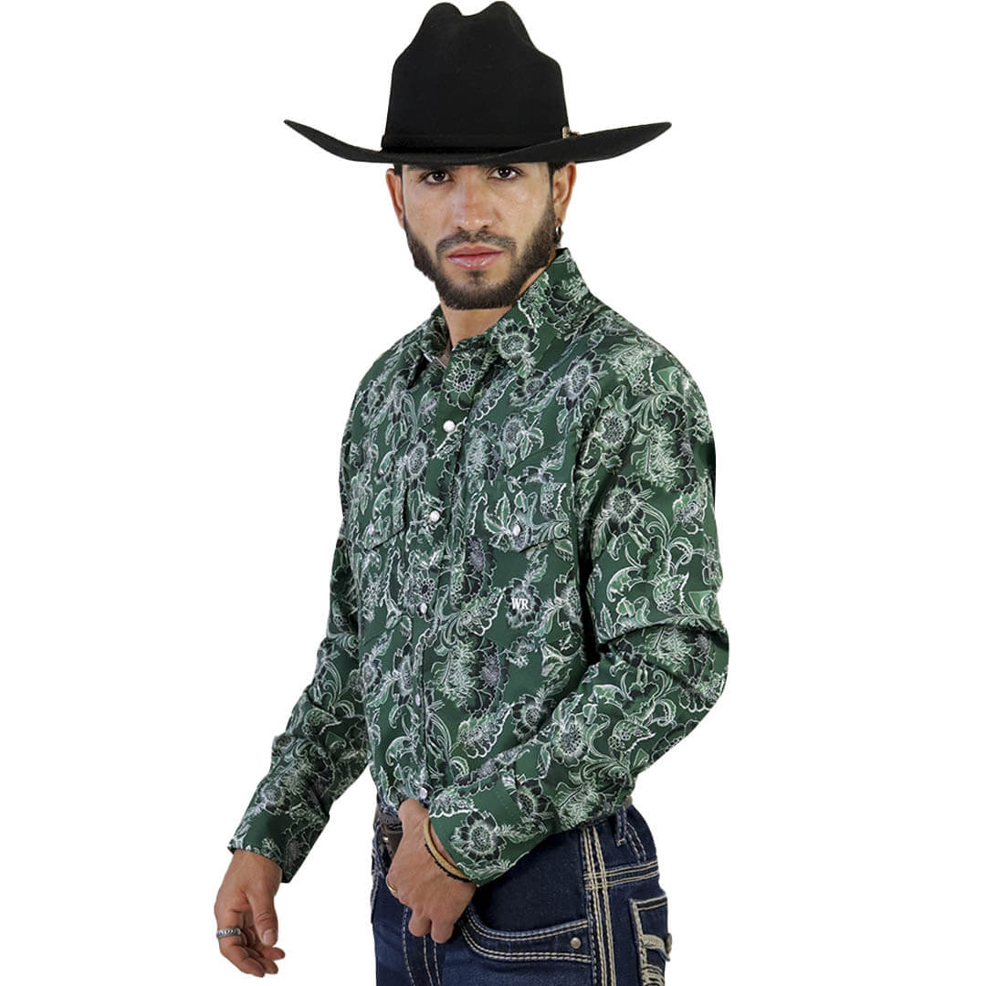 Camisa Estampada Para Caballero WL116