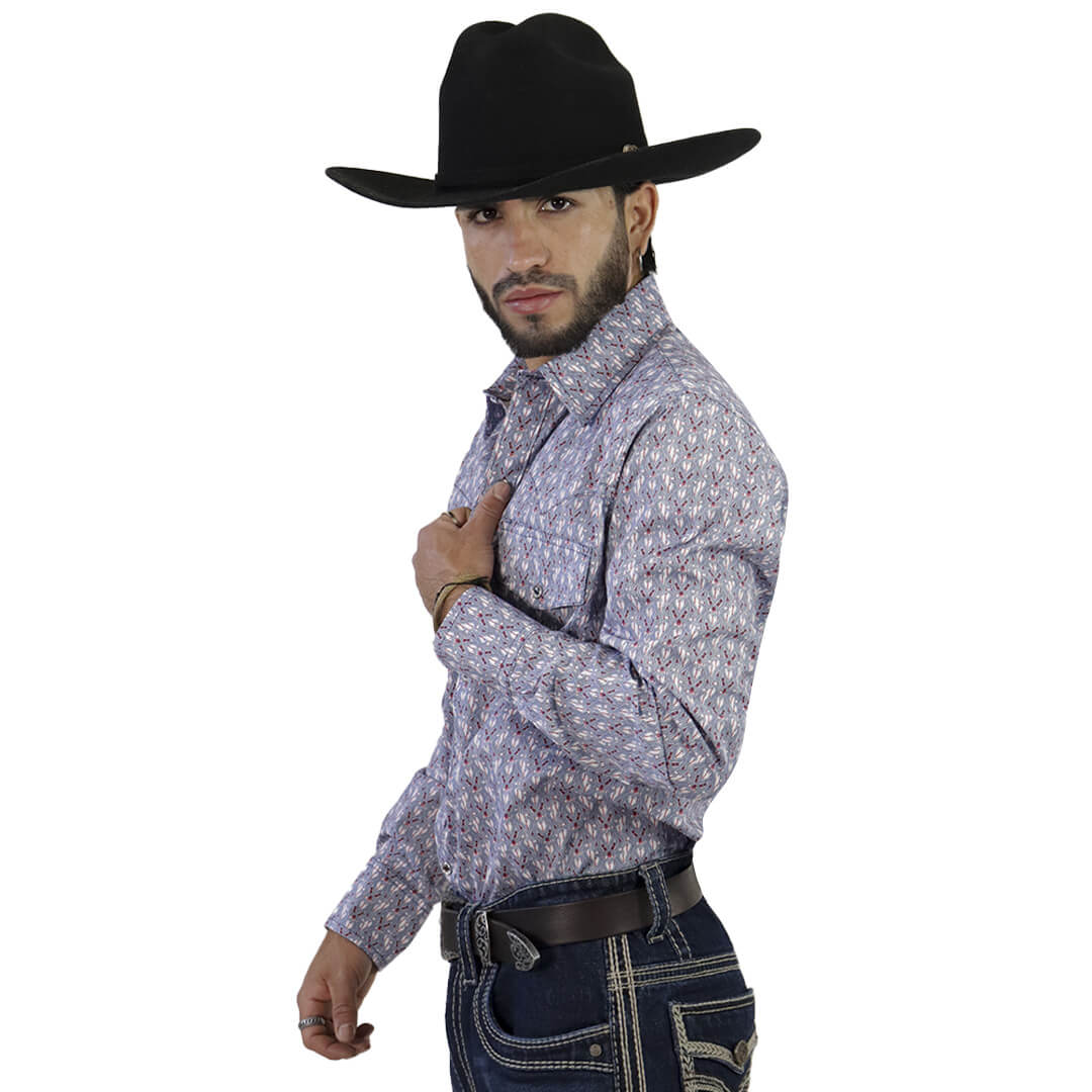 Camisa Estampada Para Caballero WL115