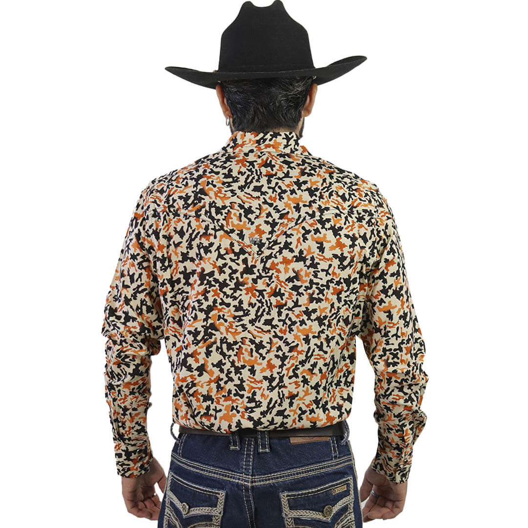 Camisa Estampada Para Caballero WL126