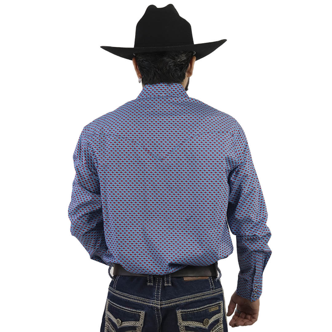 Camisa Estampada Para Caballero WL128