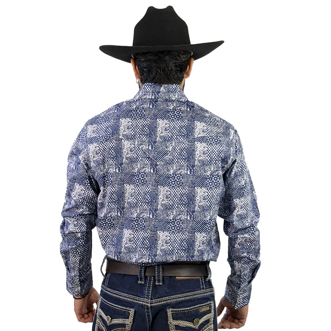 Camisa Estampada Para Caballero WL118