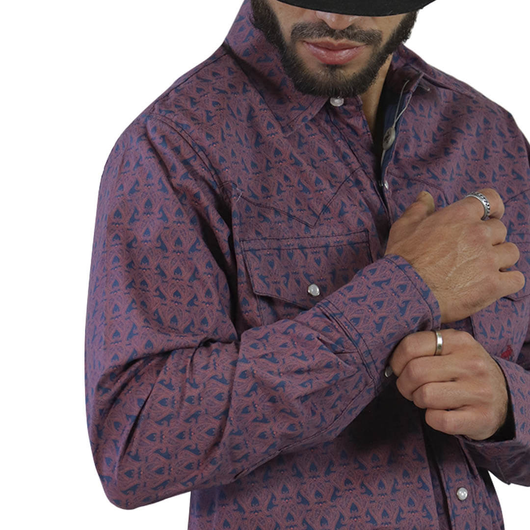 Camisa Estampada Para Caballero WL123