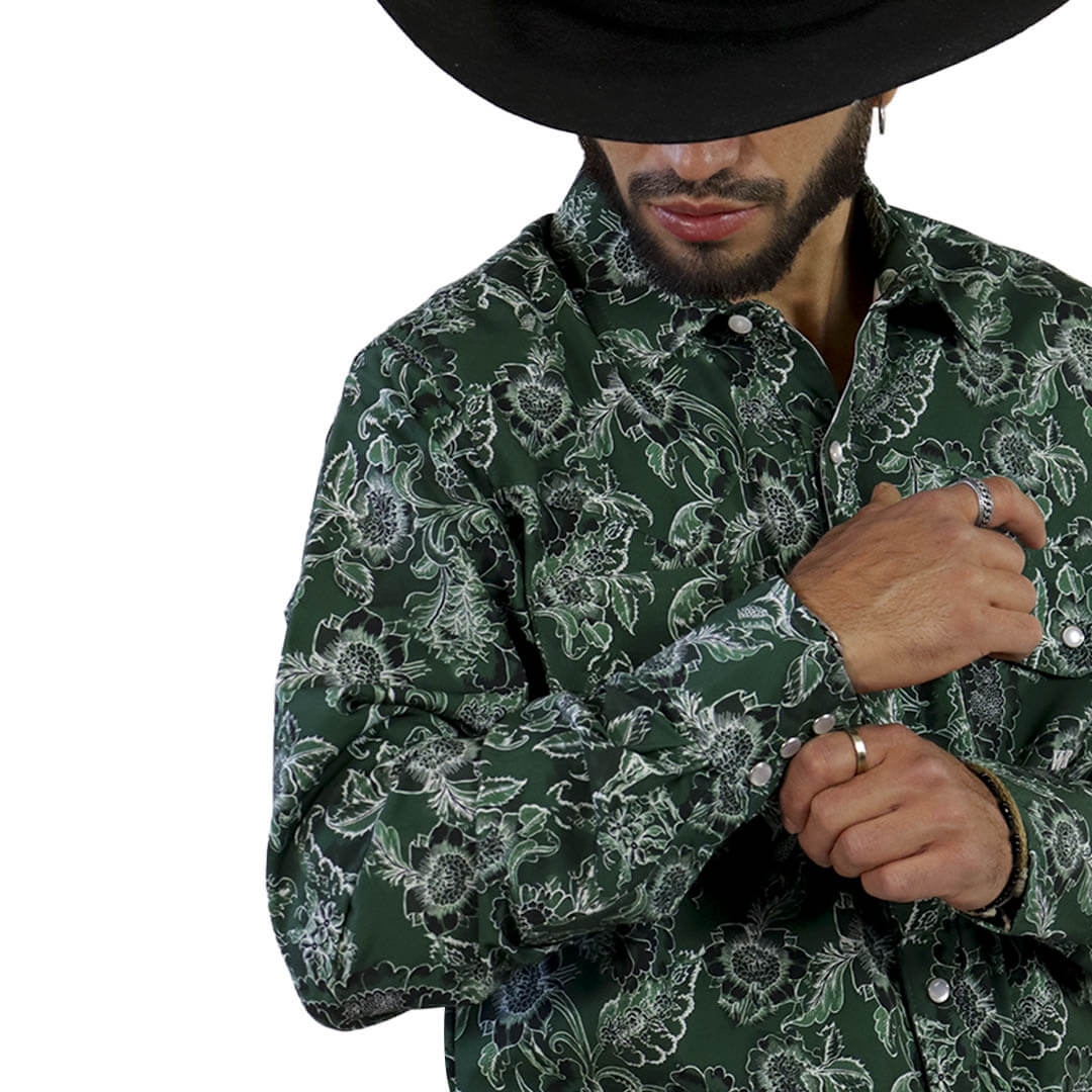 Camisa Estampada Para Caballero WL116