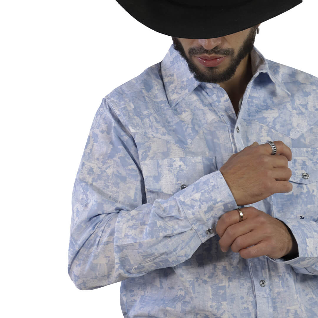 Camisa Estampada Para Caballero WL114