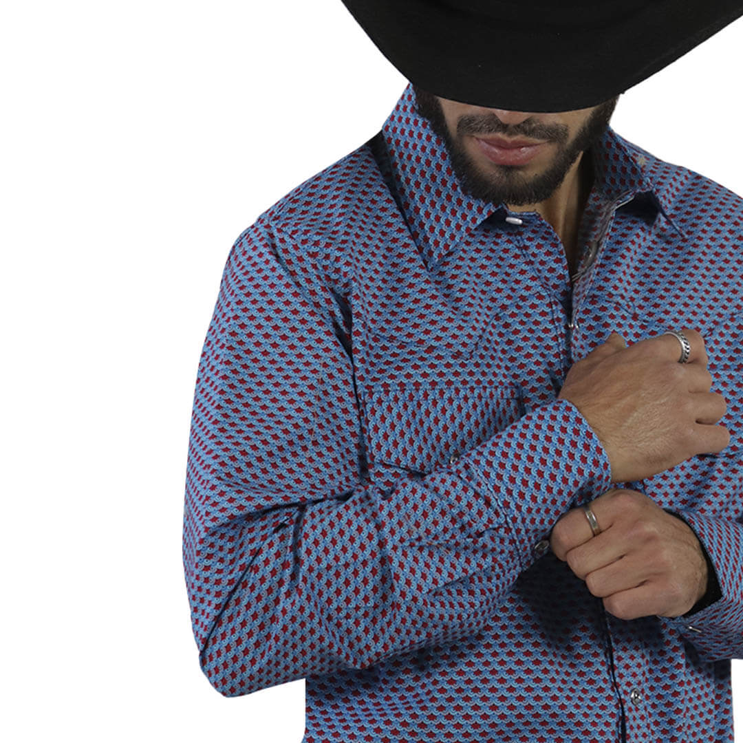 Camisa Estampada Para Caballero WL128