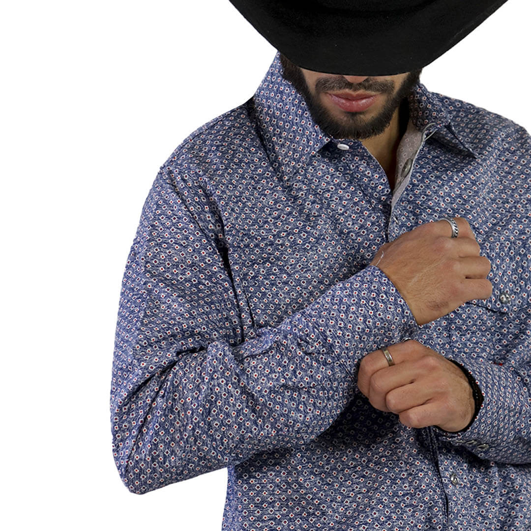 Camisa Estampada Para Caballero WL120
