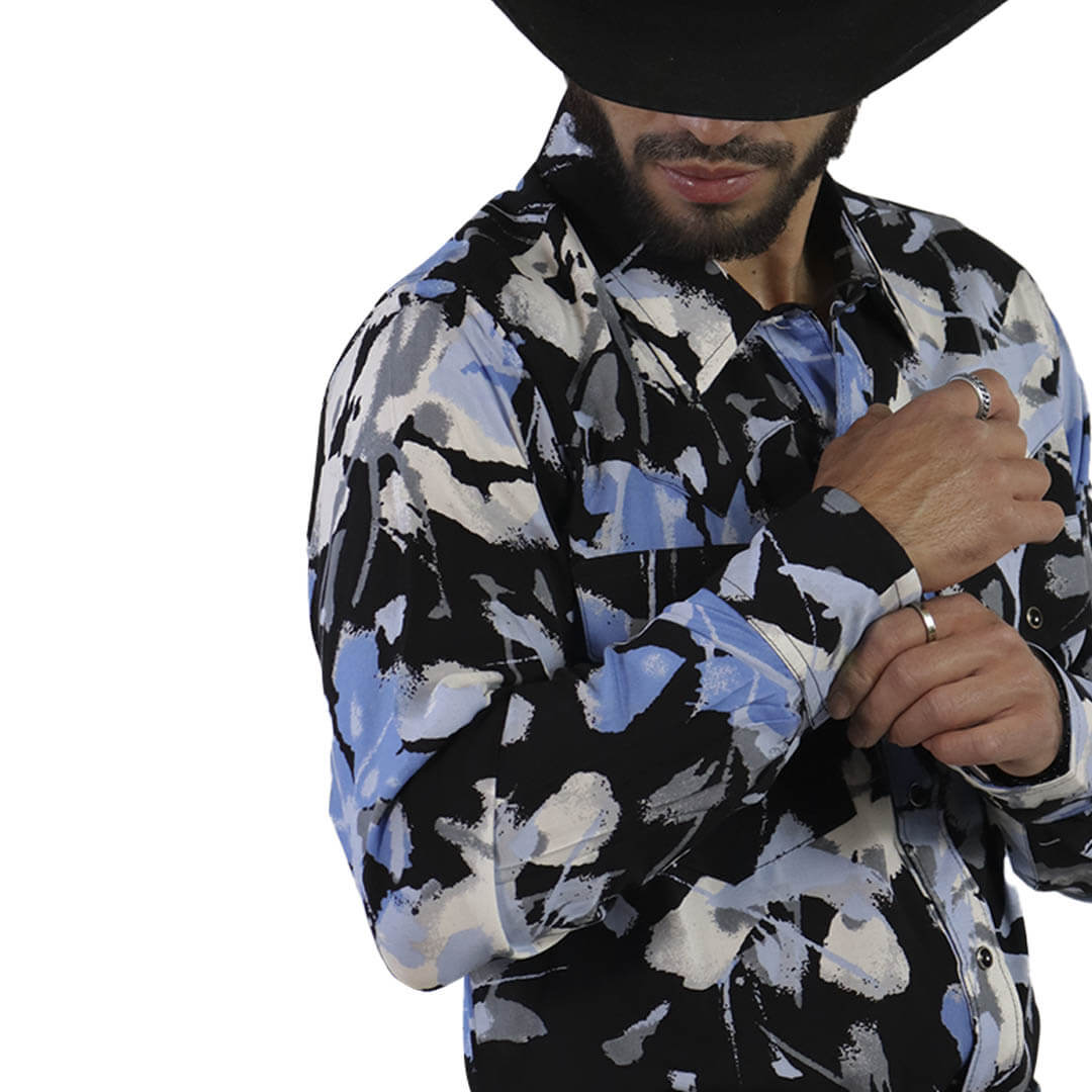 Camisa Estampada Para Caballero WL127