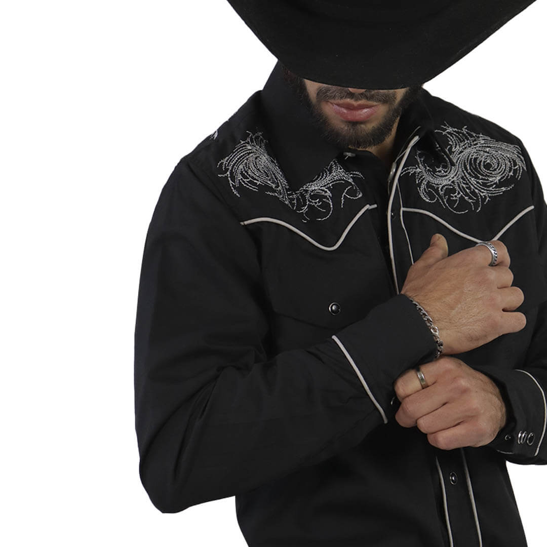 Camisa Bordada Para Caballero WL202