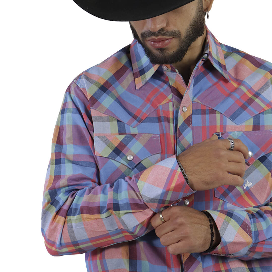 Camisa Estampada Para Caballero WL108