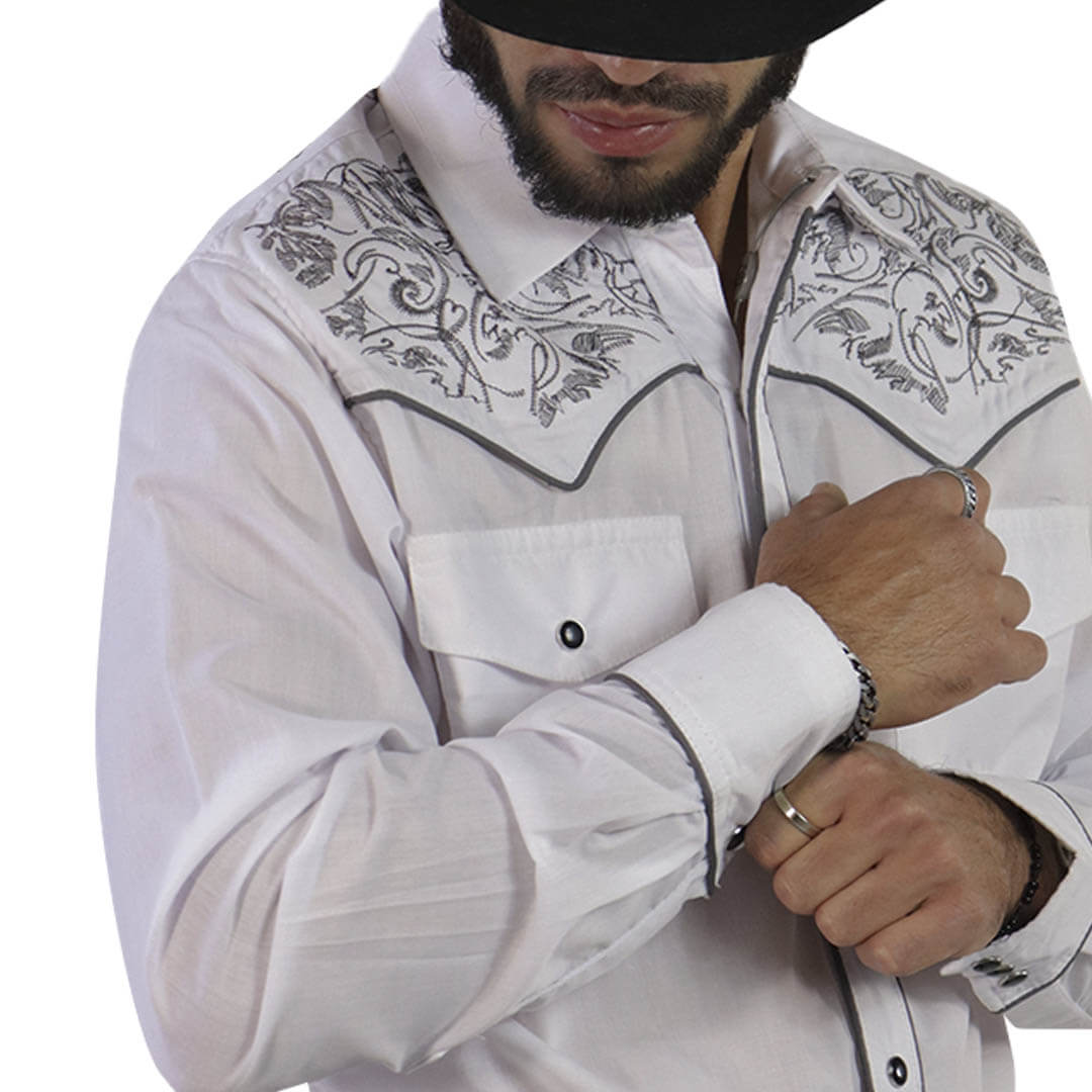 Camisa Bordada Para Caballero WL207
