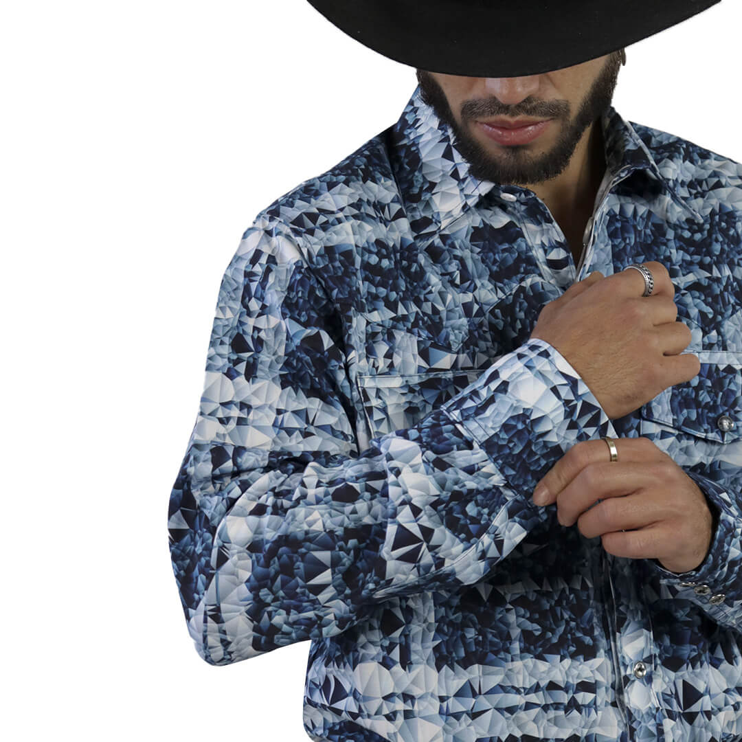 Camisa Estampada Para Caballero WL112