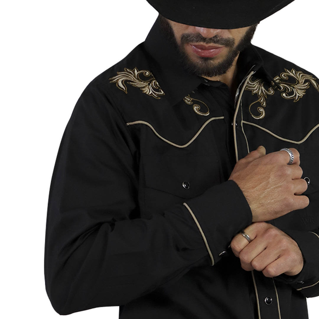 Camisa Bordada Para Caballero WL206