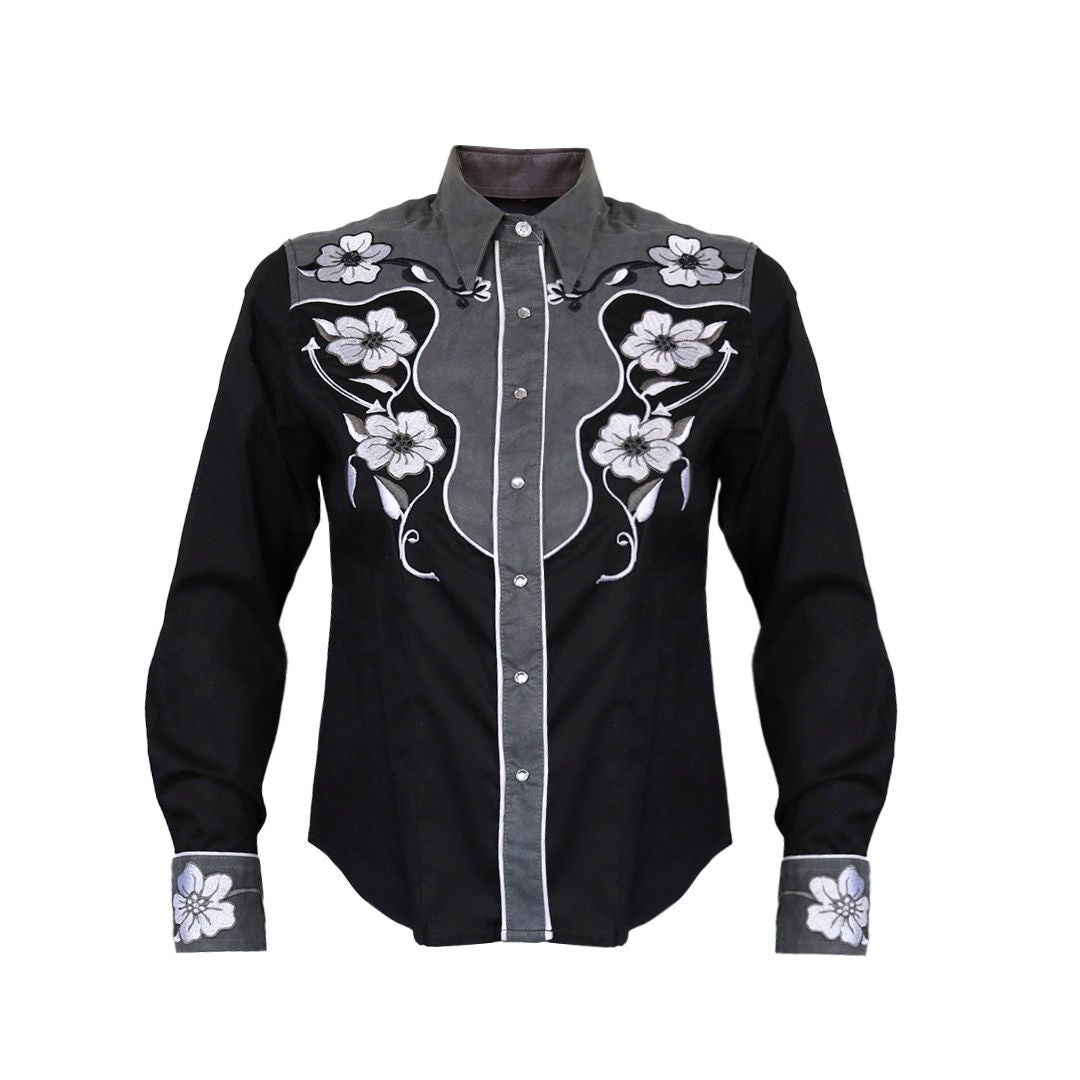 Camisa bordada para dama WR701
