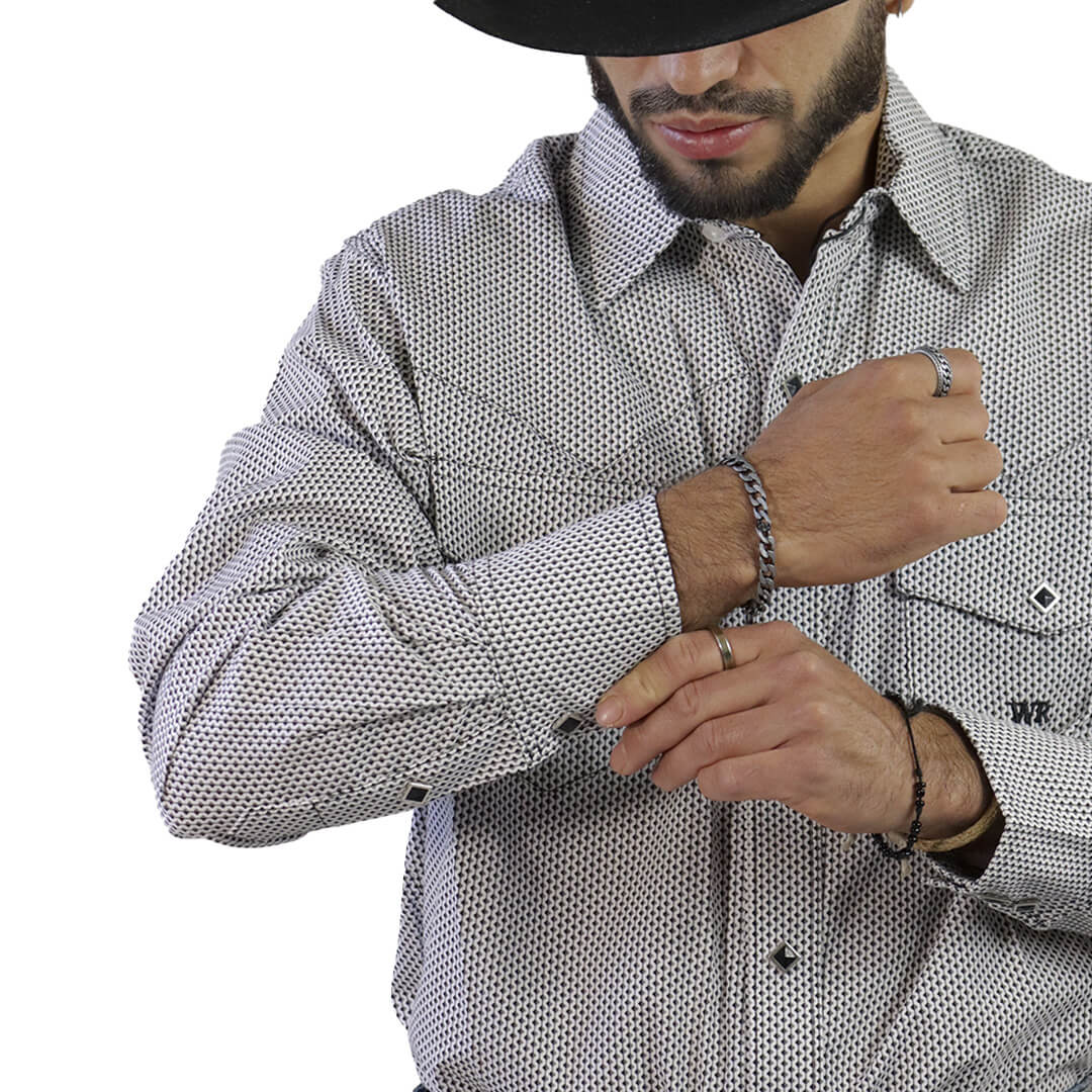 Camisa Estampada Para Caballero WL102