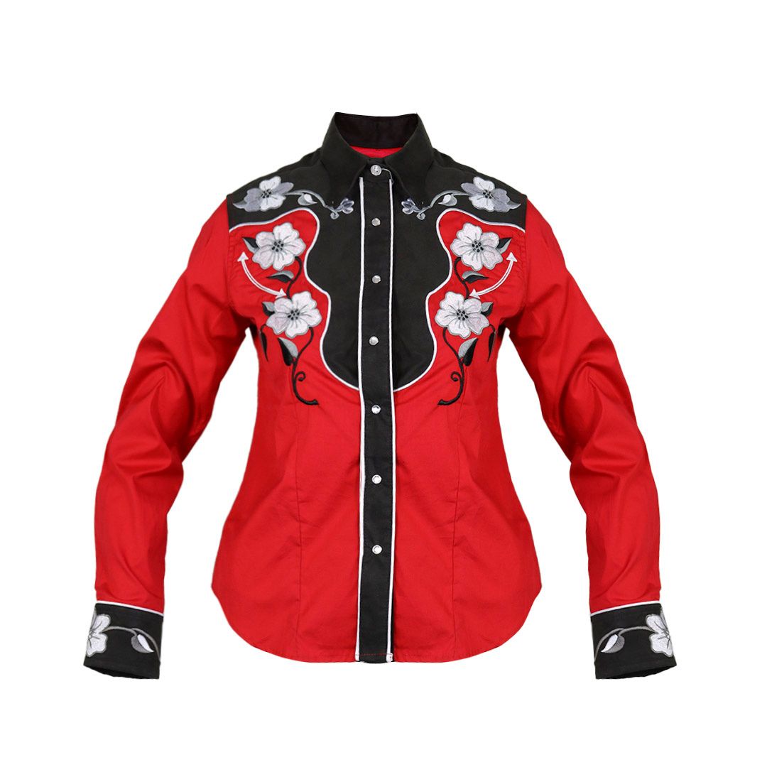 Camisa bordada para dama WR701