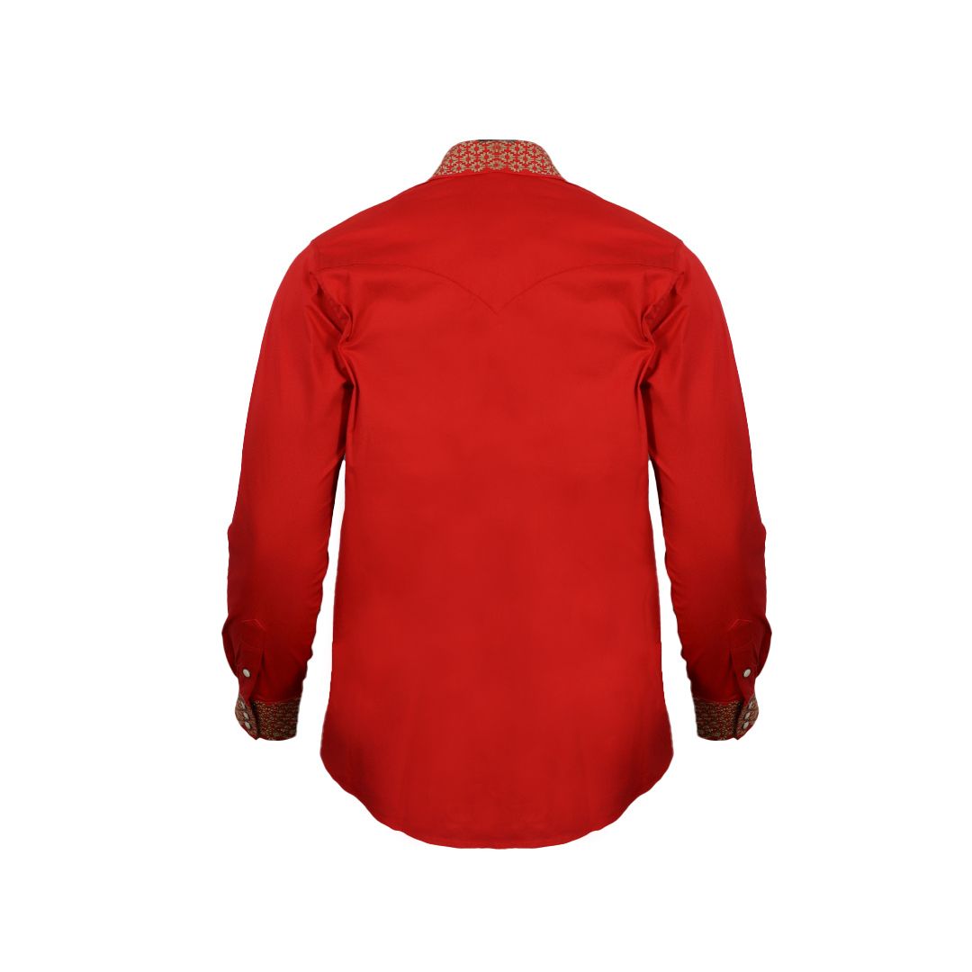 Camisa bordada para caballero WR801