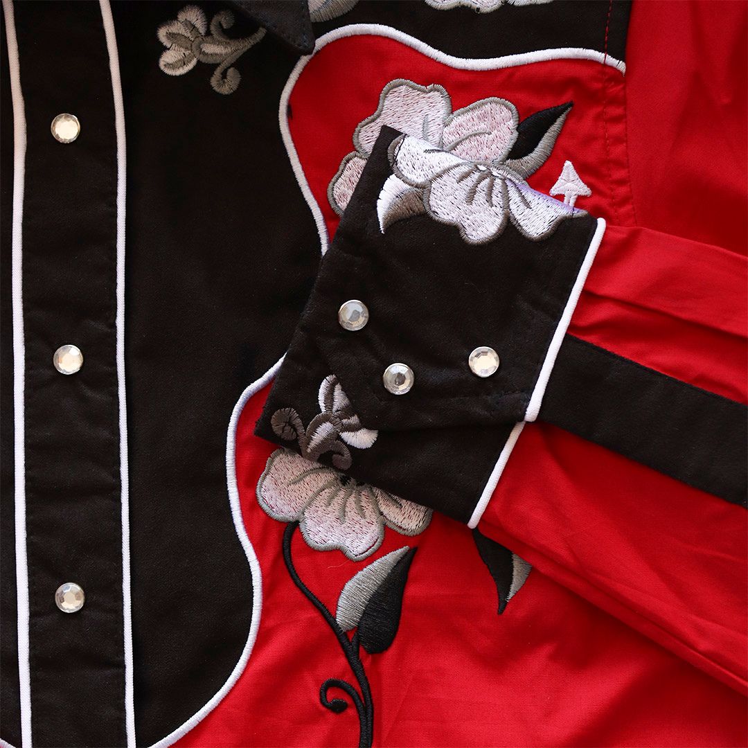 Camisa bordada para dama WR701