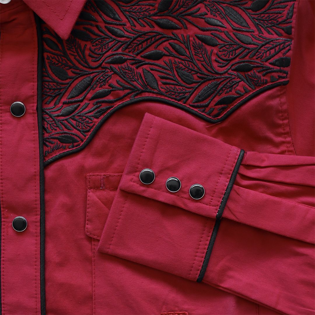 Camisa bordada para caballero WR802