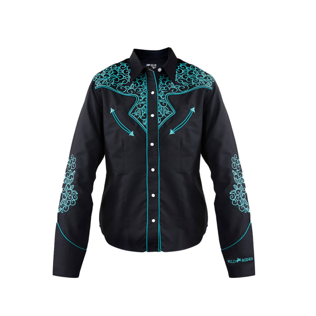 Camisa bordada para dama WR702