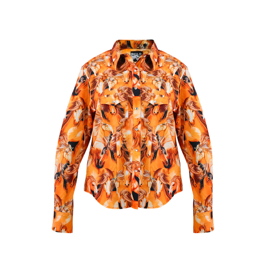 Camisa estampada para dama WR753