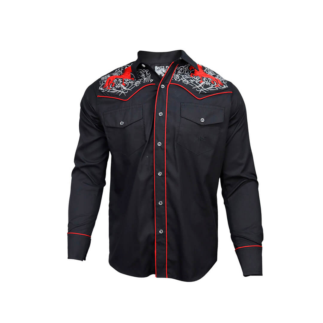 Camisa bordada para caballero WR807
