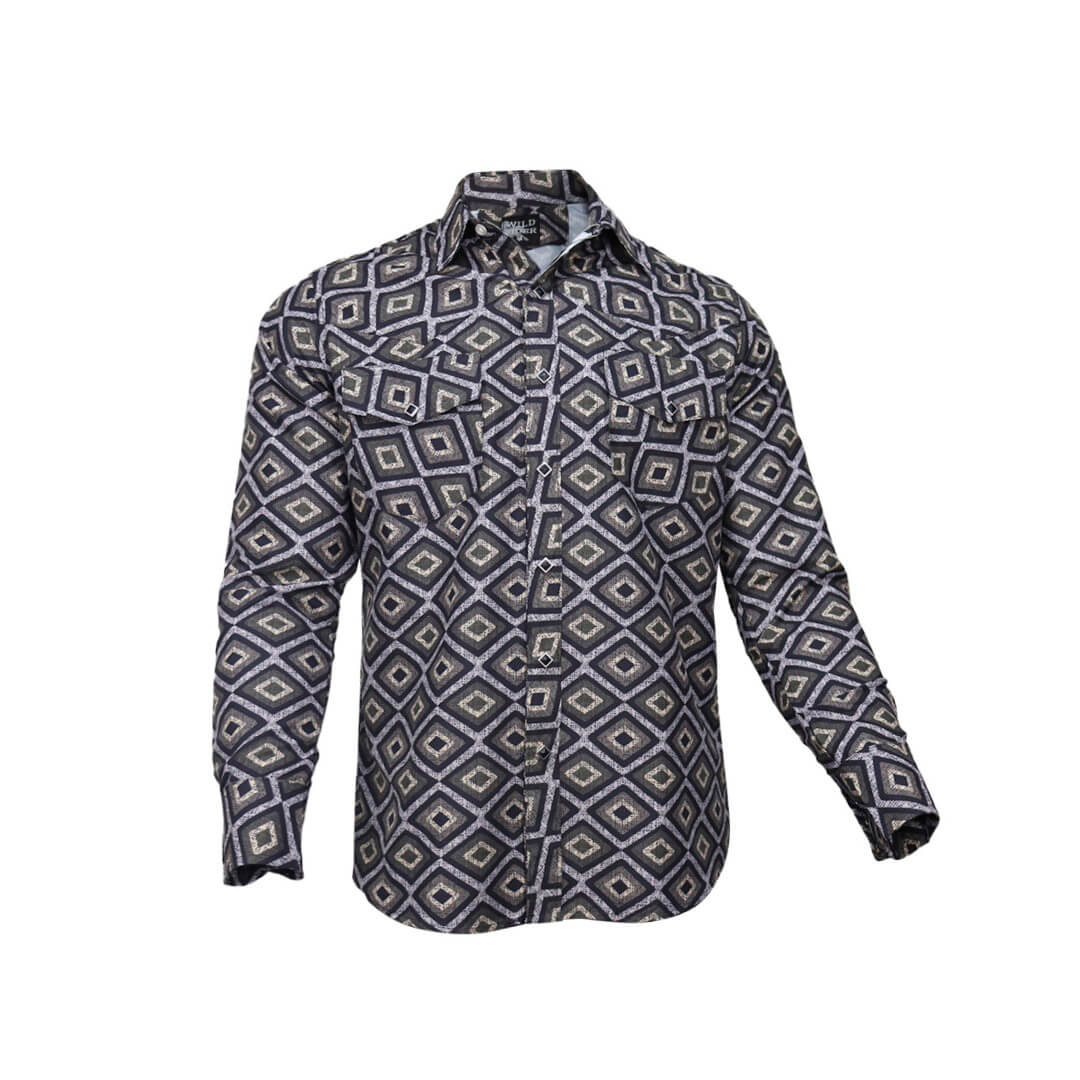 Camisa estampada para caballero WR905