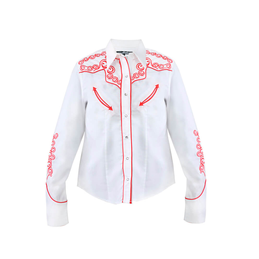 Camisa bordada para dama WR704