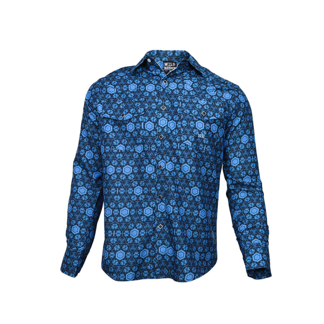 Camisa estampada para caballero WR901