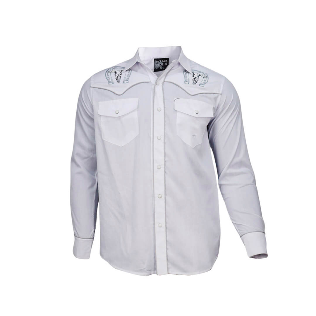 Camisa bordada para caballero WR804