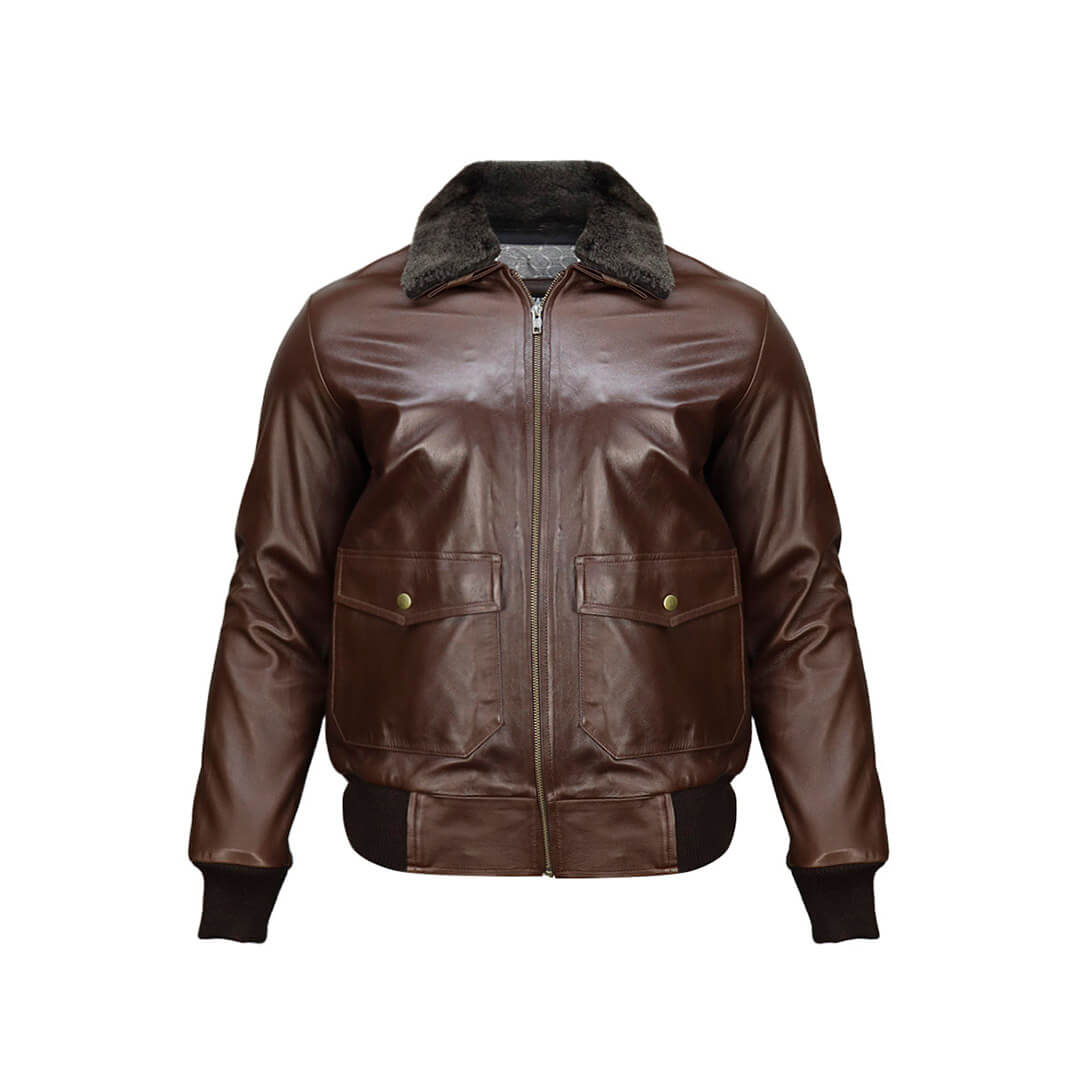 Chamarra de piel para caballero WR507
