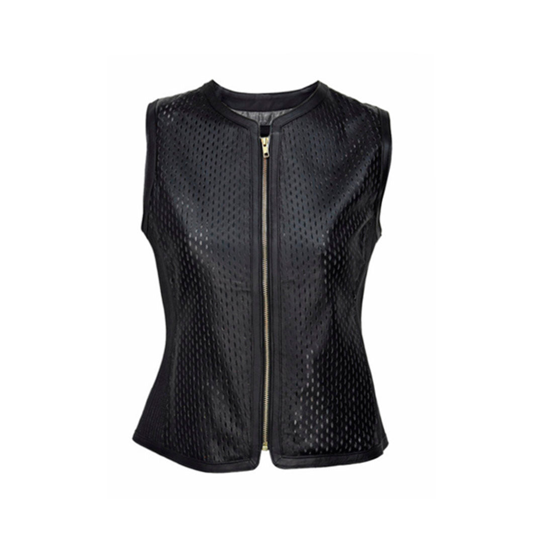 Chaleco de piel para dama WR311