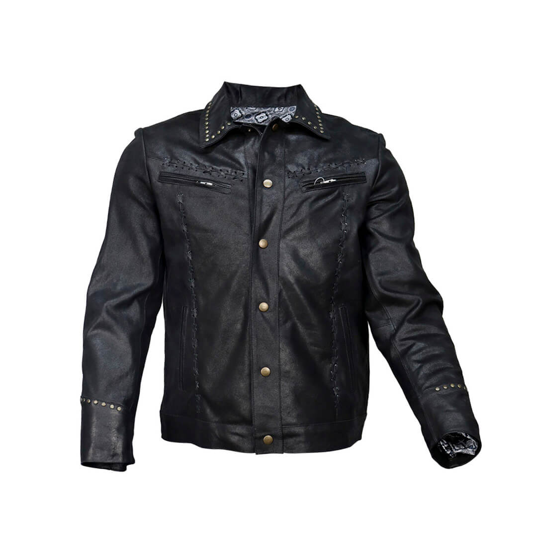 Chamarra de piel para caballero WR502