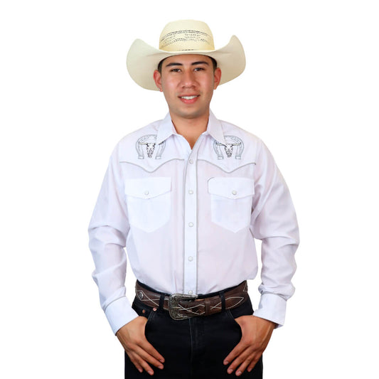 Camisa bordada para caballero WR804